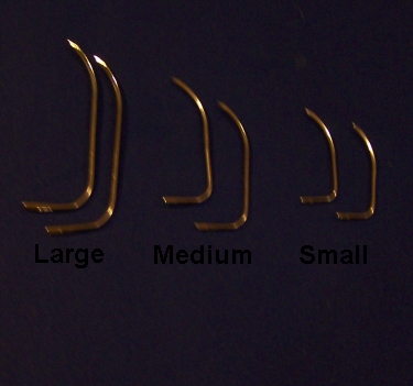 Needles, "L" Shaped - Click Image to Close